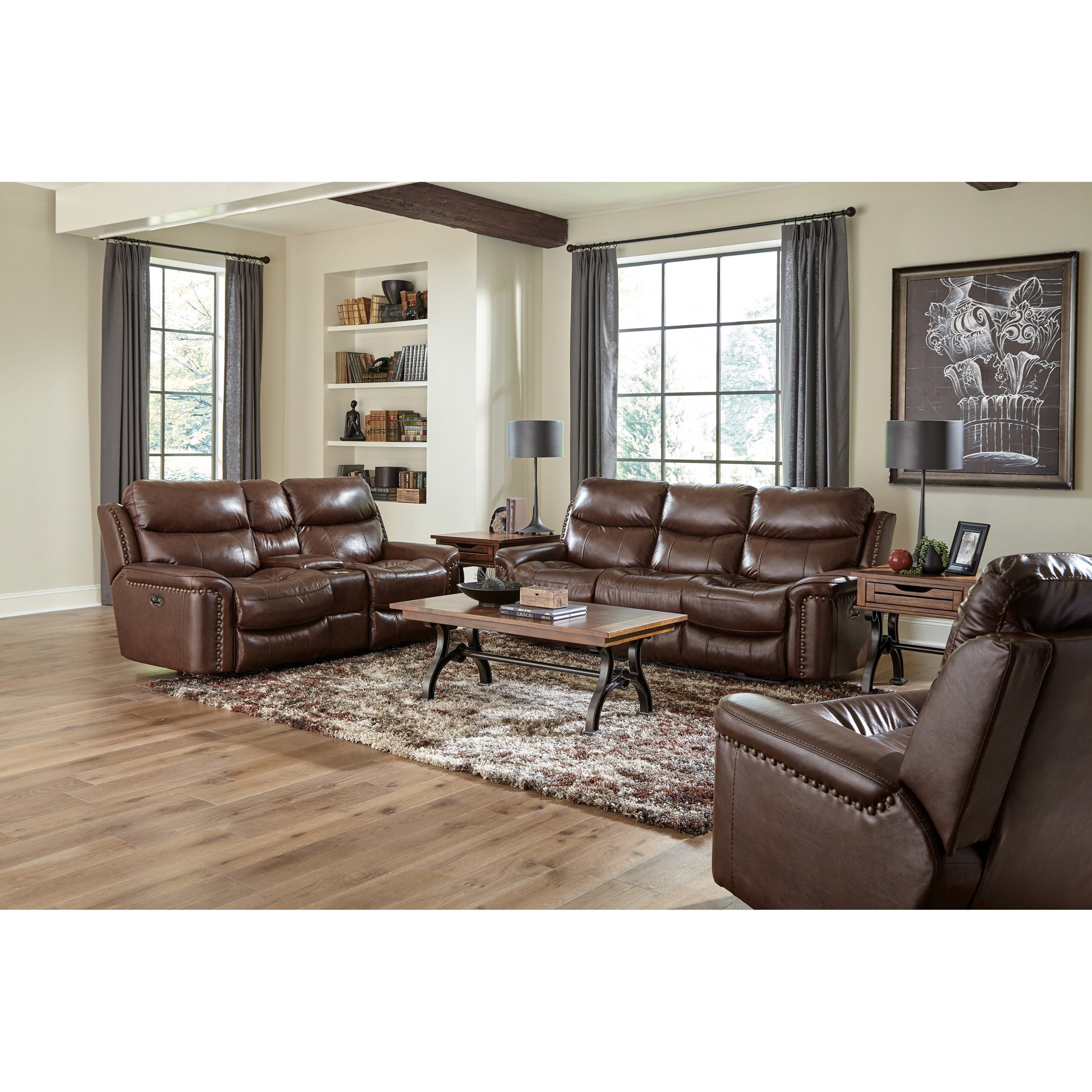 Ceretti reclining best sale sofa